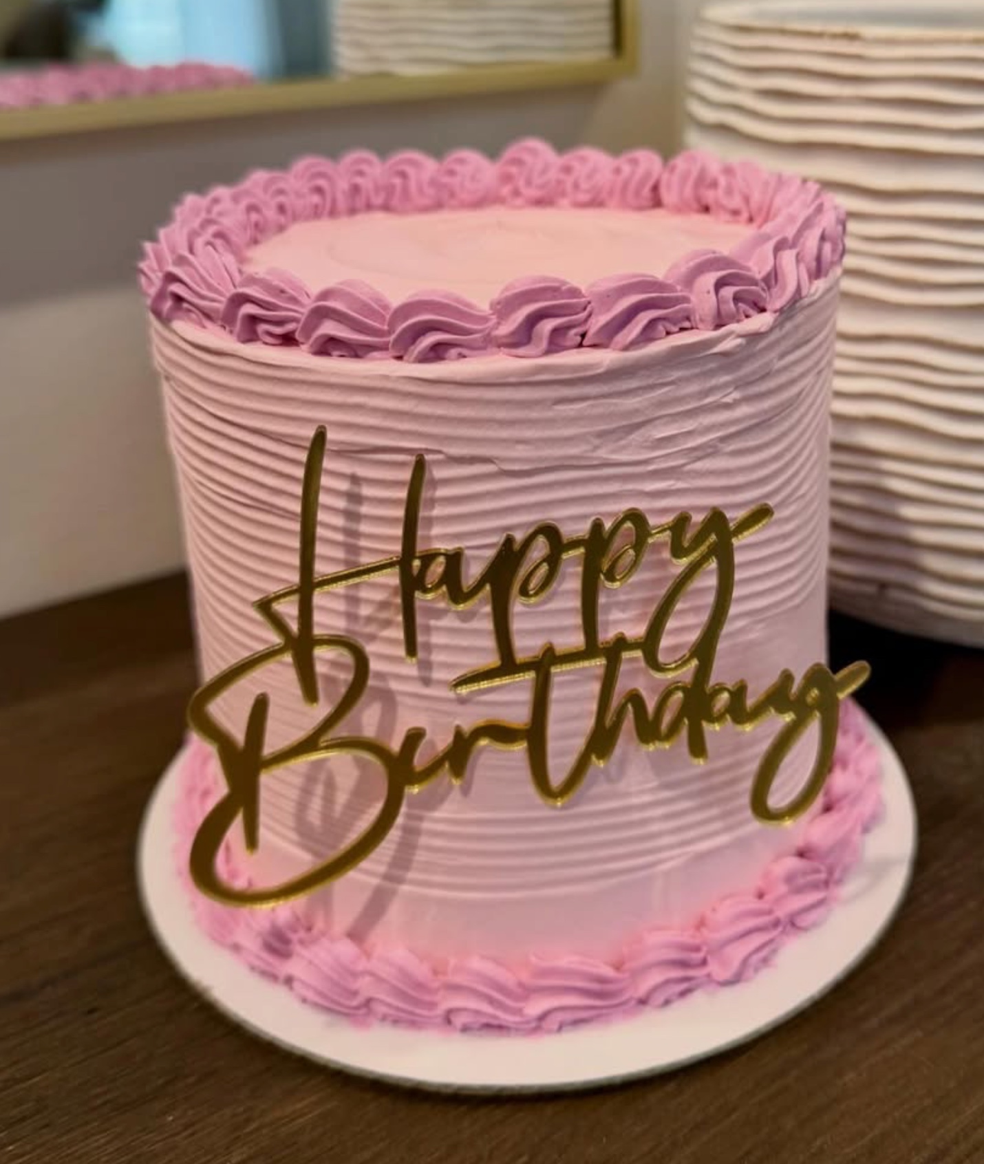 Custom birthday cake by Vanessa Sulevis — Kernersville, NC